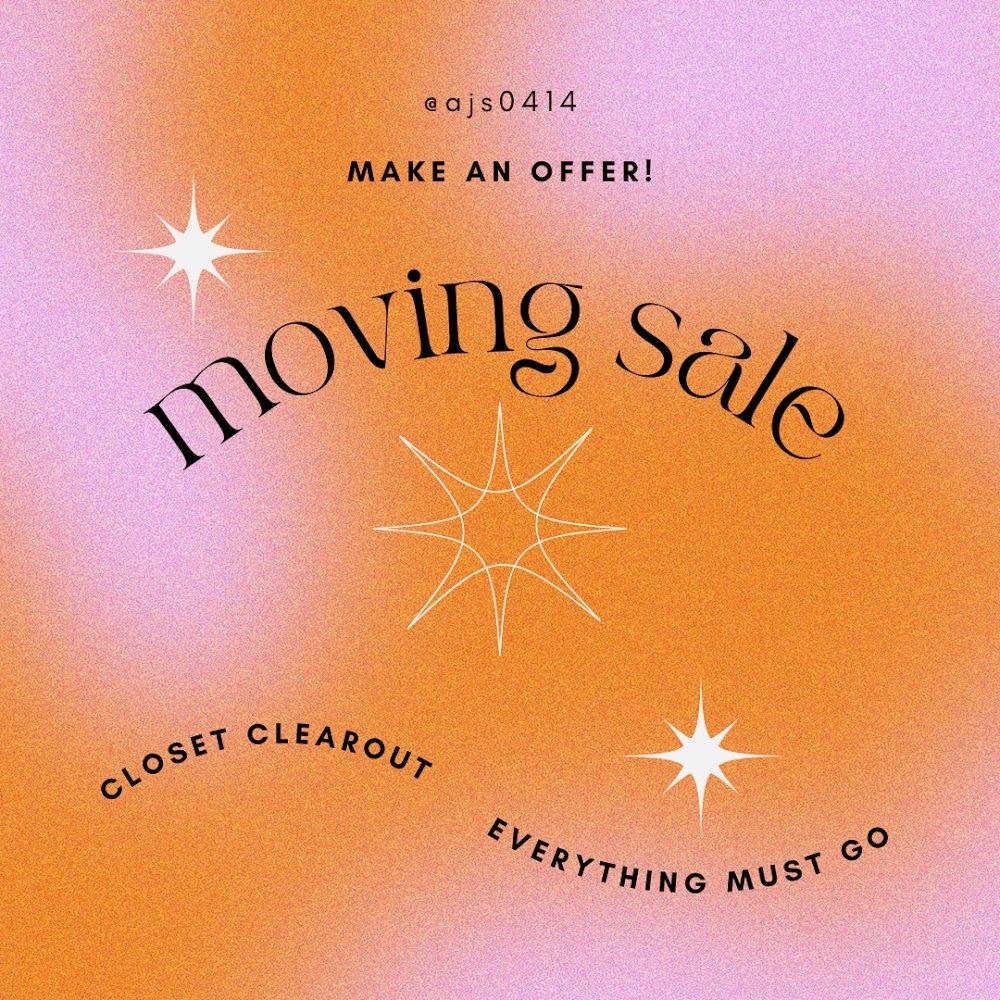 CLOSET CLEAR OUT!